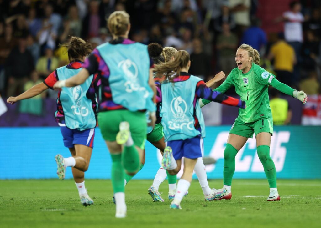 England Stun Sweden on Penalties to reach Euro Semis